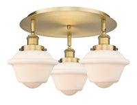Ballston Semi-Flush Mount Satin Nickel