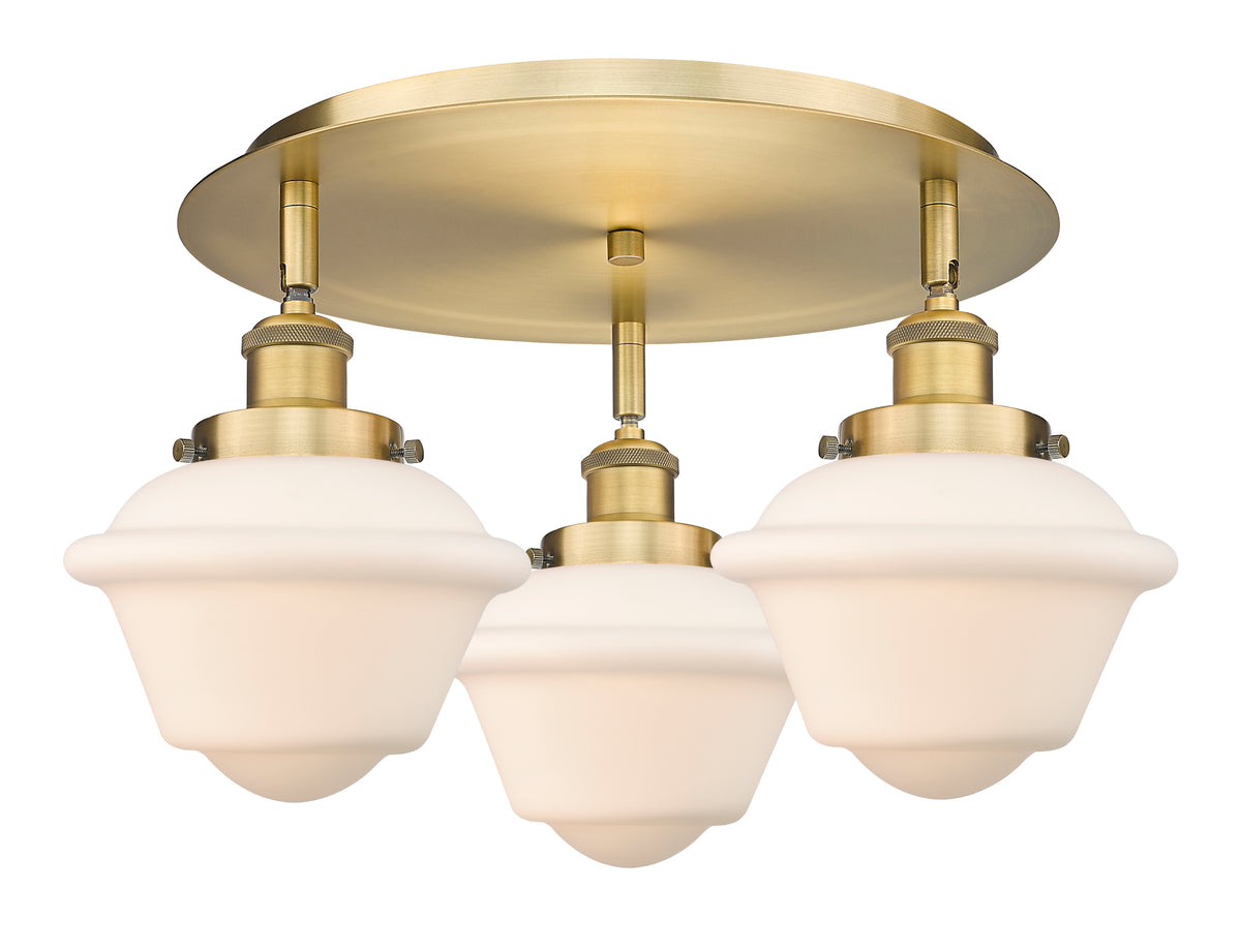 Oxford 19-Inch 3-Light Semi-Flush Mount