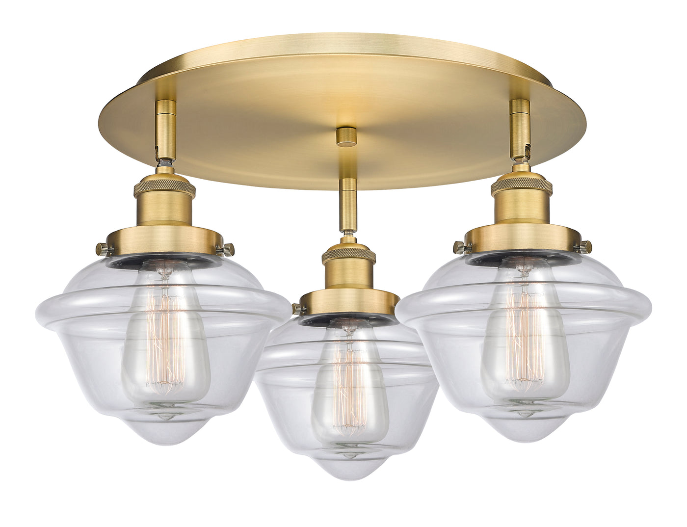 Ballston Semi-Flush Mount Satin Nickel