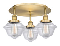 Ballston Semi-Flush Mount Satin Nickel