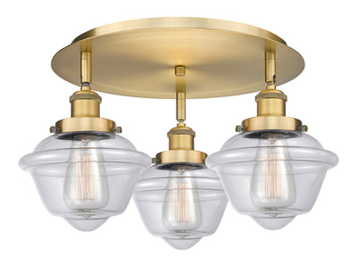 Oxford 19-Inch 3-Light Semi-Flush Mount