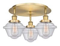 Ballston Semi-Flush Mount Satin Nickel
