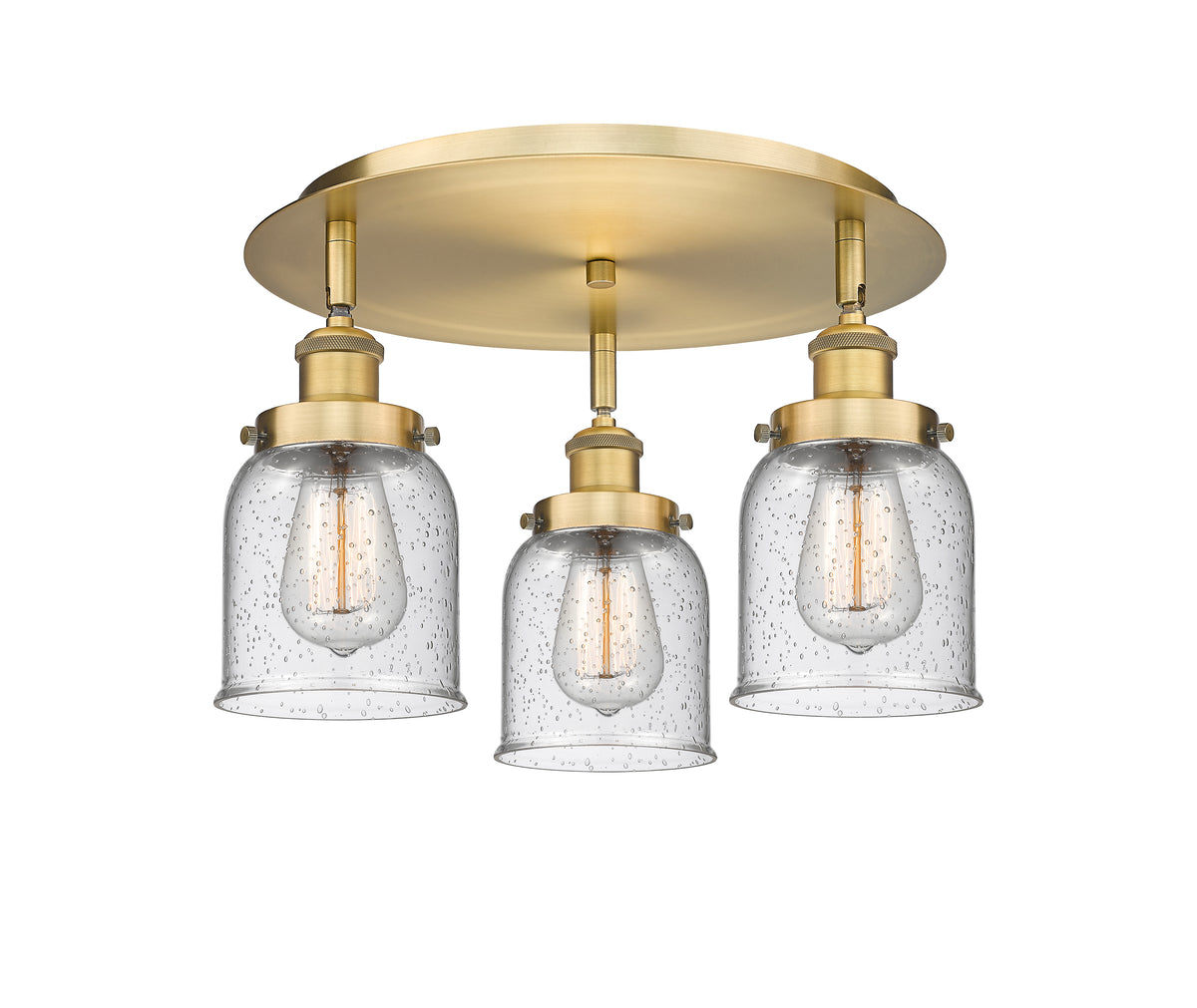 Cone 17-Inch 3-Light Semi-Flush Mount