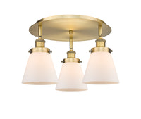 Ballston Semi-Flush Mount Satin Nickel Finish