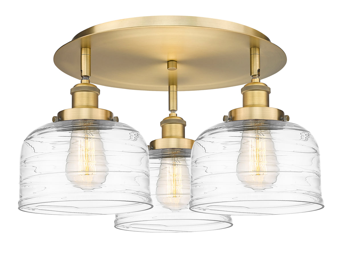 Bell 20-Inch 3-Light Semi-Flush Mount