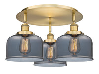 Ballston Semi-Flush Mount Satin Nickel