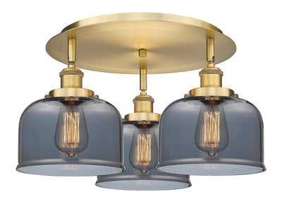 Ballston Semi-Flush Mount Satin Nickel