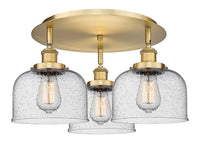Ballston Semi-Flush Mount Satin Nickel