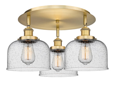 Ballston Semi-Flush Mount Satin Nickel