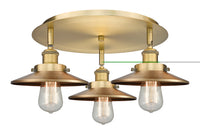 Ballston Semi-Flush Mount Satin Nickel