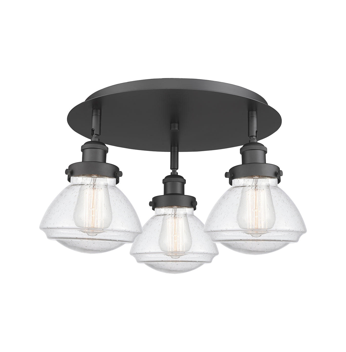 Ballston Semi-Flush Mount Satin Nickel