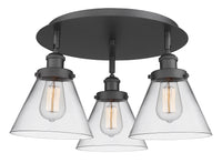 Ballston Semi-Flush Mount Satin Nickel