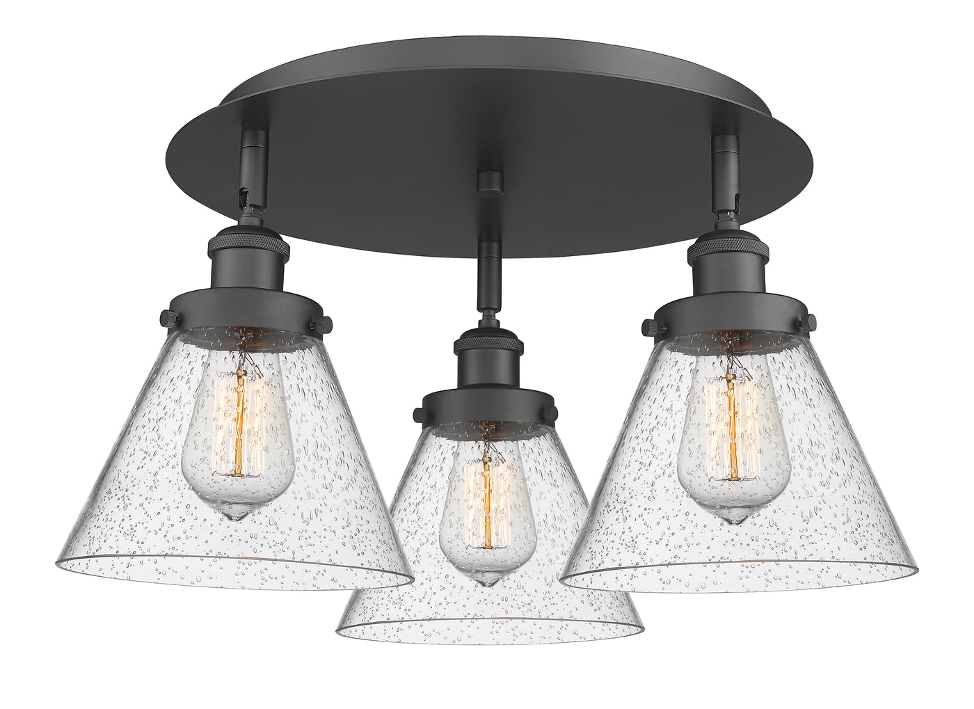 Ballston Semi-Flush Mount Satin Nickel