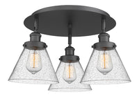 Ballston Semi-Flush Mount Satin Nickel