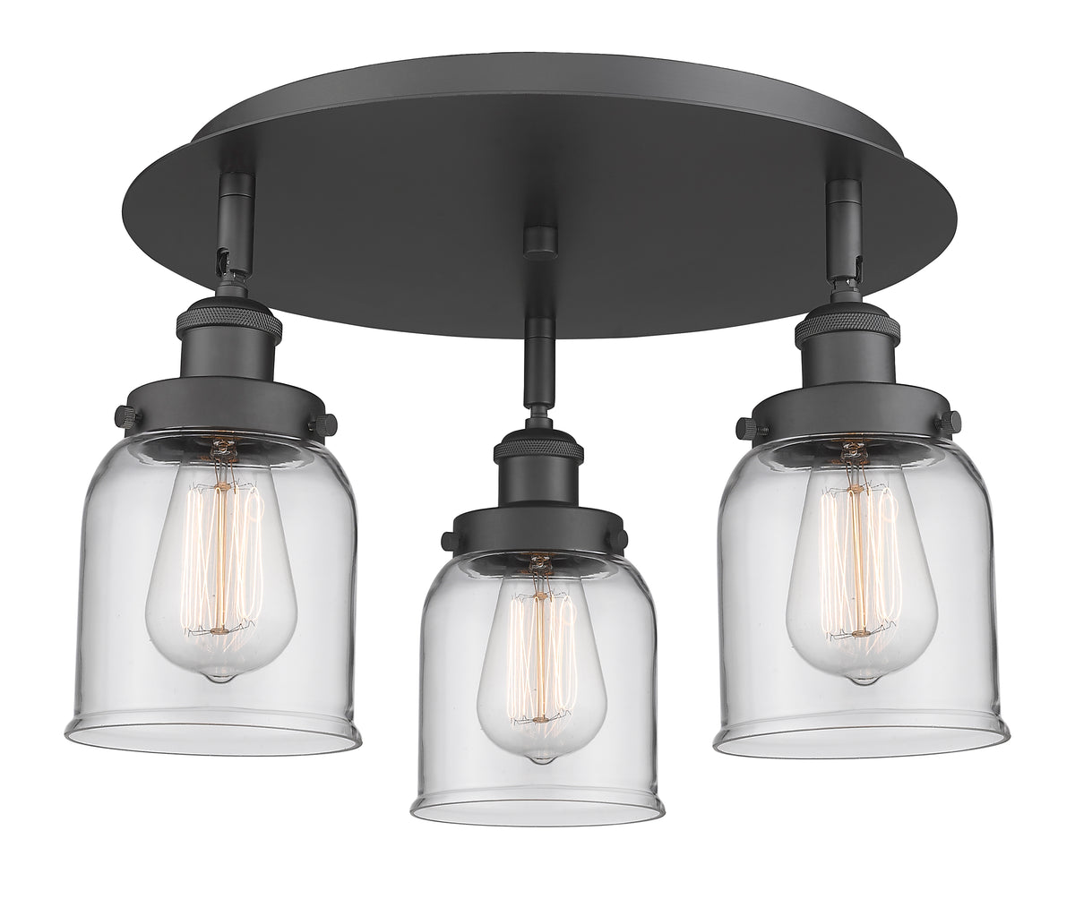 Cone 17-Inch 3-Light Semi-Flush Mount