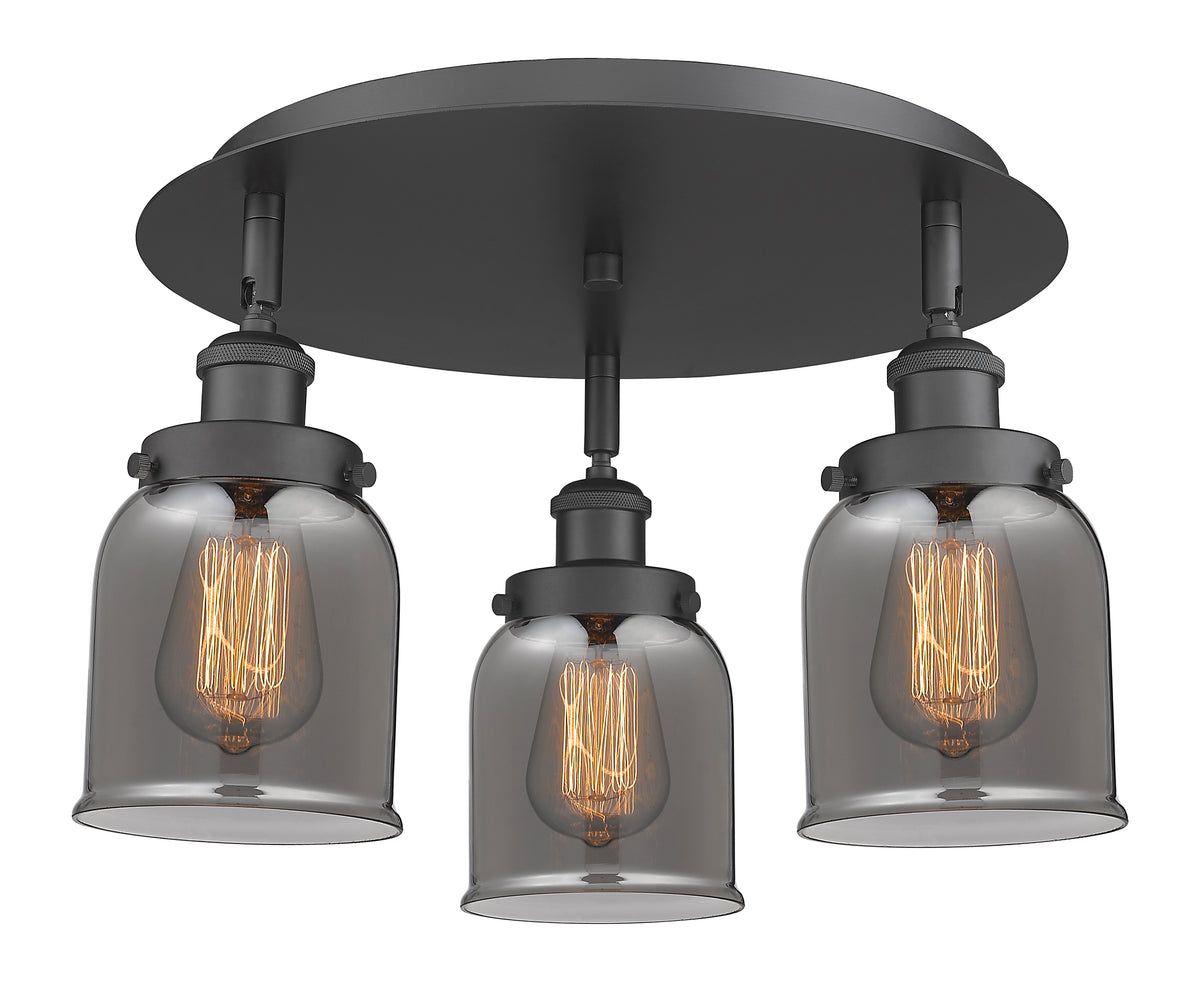 Cone 17-Inch 3-Light Semi-Flush Mount
