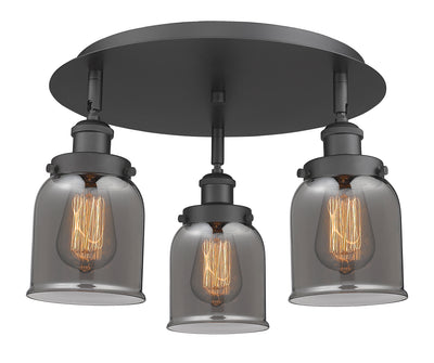 Cone 17-Inch 3-Light Semi-Flush Mount