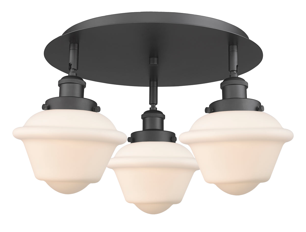 Oxford 19-Inch 3-Light Semi-Flush Mount