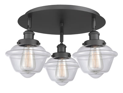 Oxford 19-Inch 3-Light Semi-Flush Mount