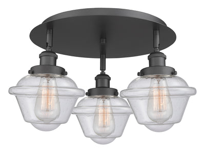 Oxford 19-Inch 3-Light Semi-Flush Mount