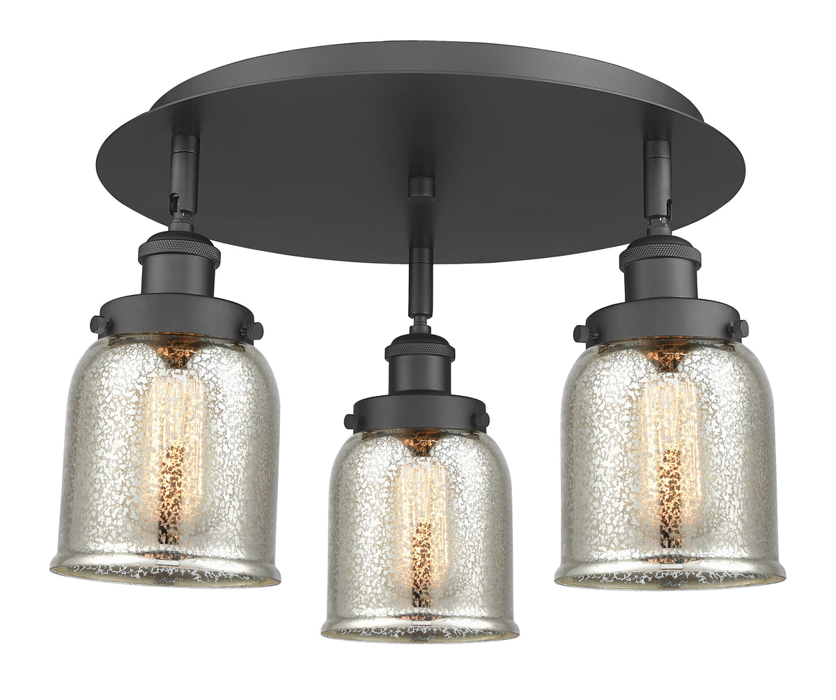 Cone 17-Inch 3-Light Semi-Flush Mount