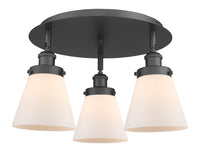 Ballston Semi-Flush Mount Satin Nickel Finish