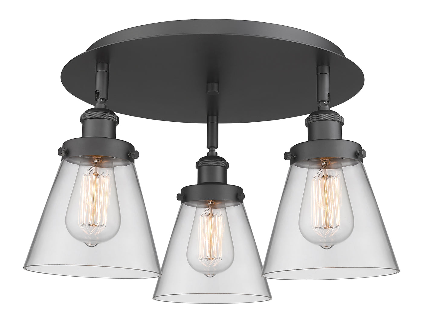 Ballston Semi-Flush Mount Satin Nickel Finish