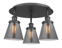 Ballston Semi-Flush Mount Satin Nickel Finish