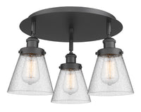 Ballston Semi-Flush Mount Satin Nickel Finish