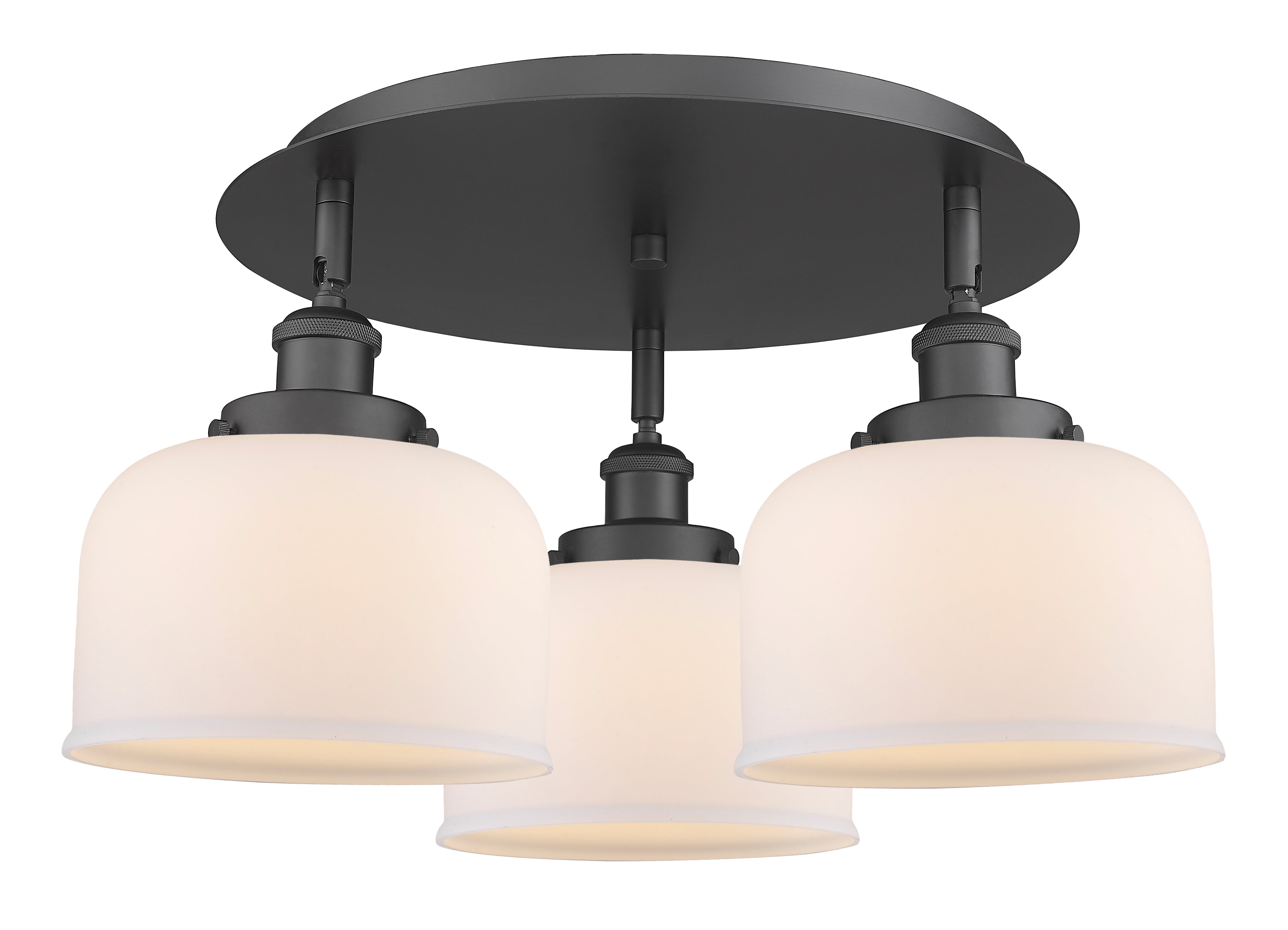 Ballston Semi-Flush Mount Satin Nickel