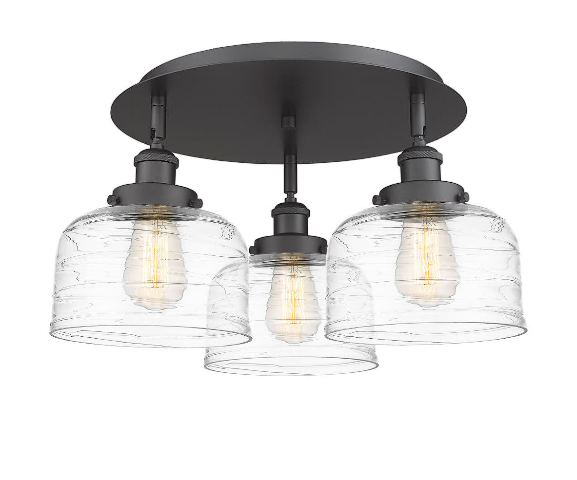 Ballston Semi-Flush Mount Satin Nickel