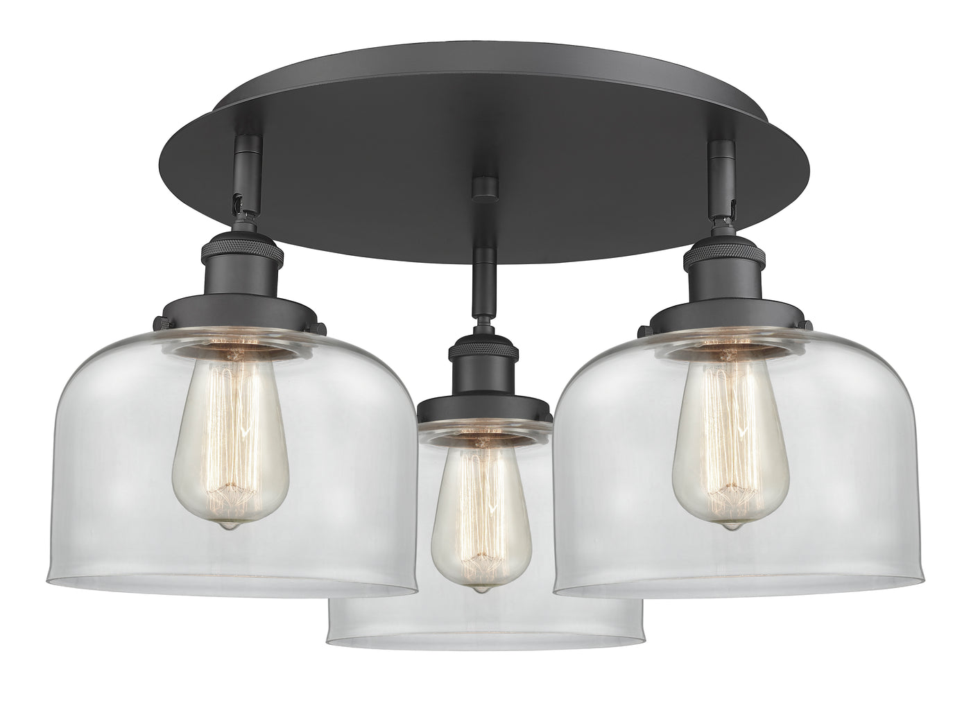 Ballston Semi-Flush Mount Satin Nickel