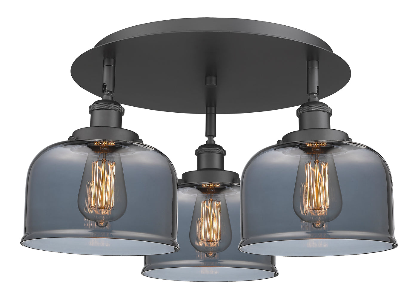 Ballston Semi-Flush Mount Satin Nickel