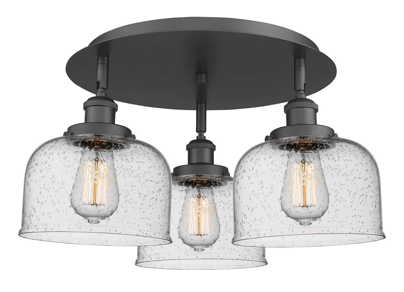 Ballston Semi-Flush Mount Satin Nickel
