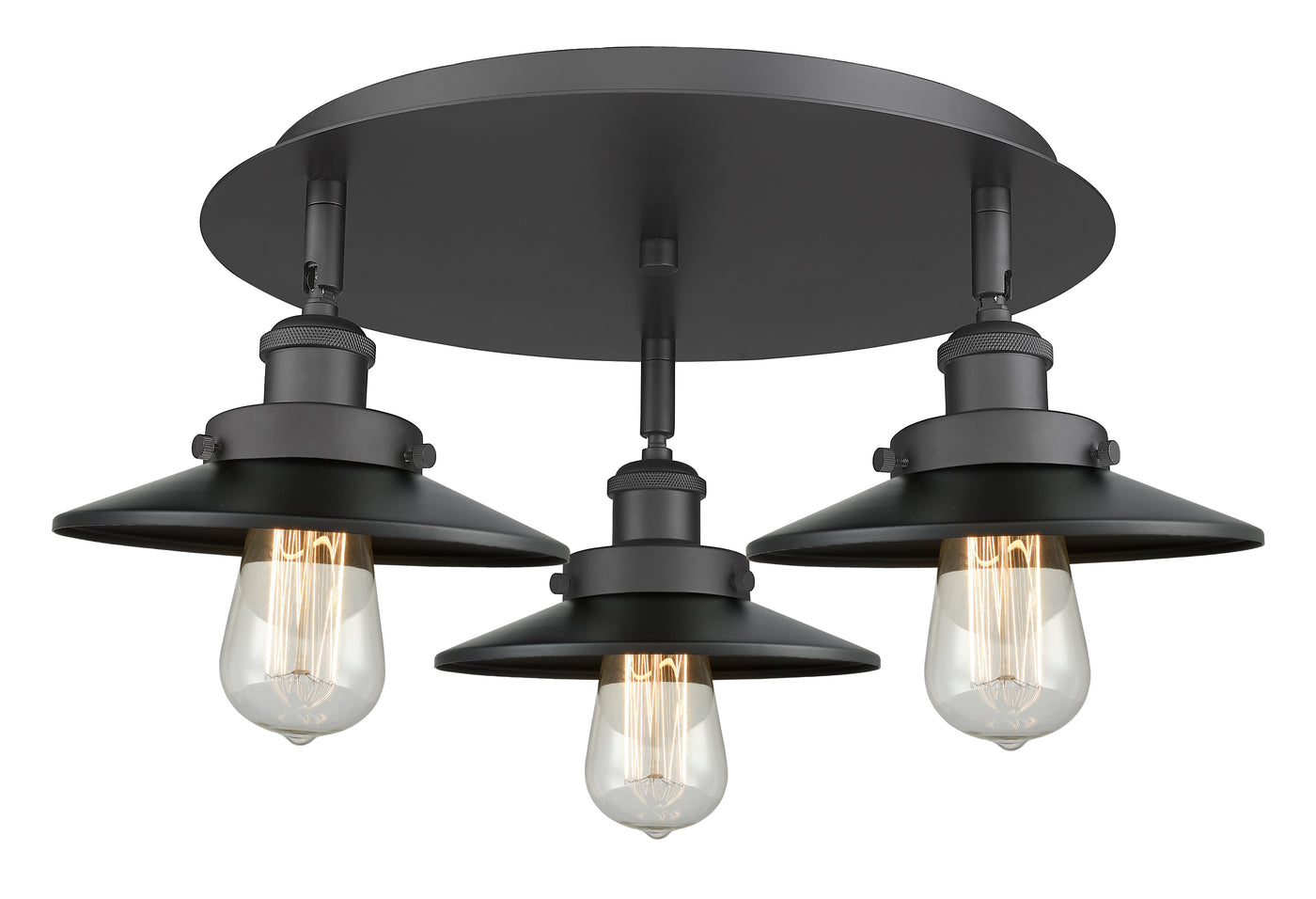 Ballston Semi-Flush Mount Satin Nickel