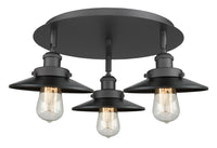 Ballston Semi-Flush Mount Satin Nickel