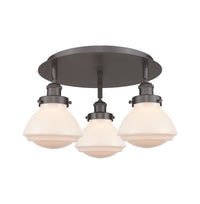Ballston Semi-Flush Mount Satin Nickel