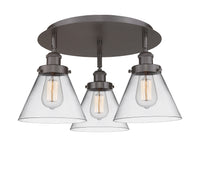 Ballston Semi-Flush Mount Satin Nickel