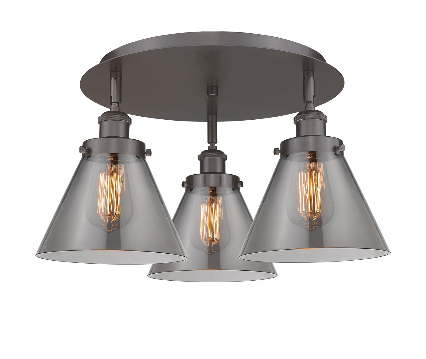 Ballston Semi-Flush Mount Satin Nickel