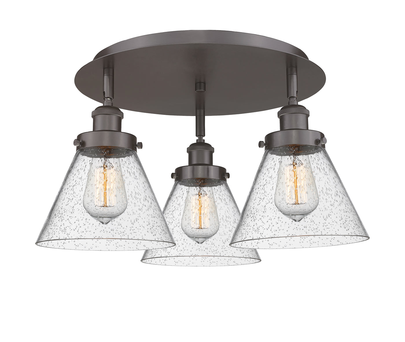 Ballston Semi-Flush Mount Satin Nickel