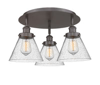 Ballston Semi-Flush Mount Satin Nickel