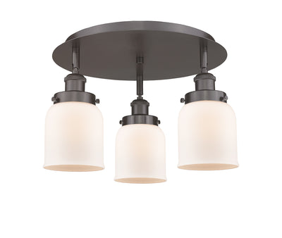 Cone 17-Inch 3-Light Semi-Flush Mount
