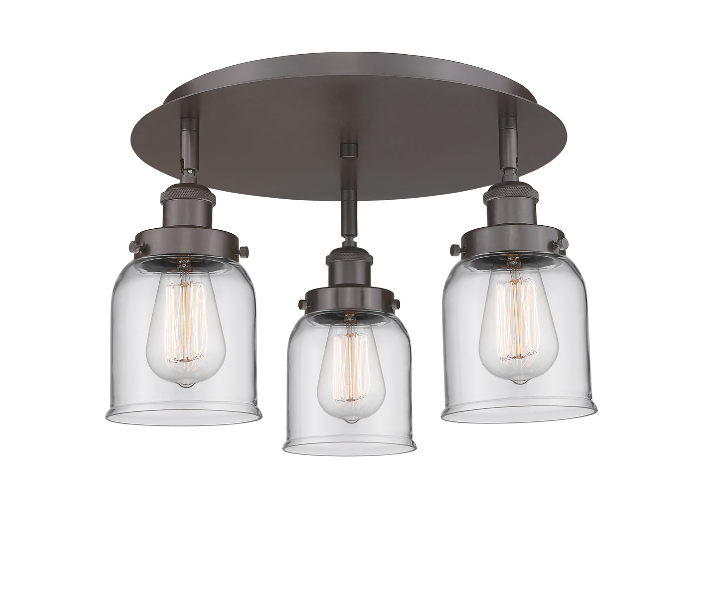 Ballston Semi-Flush Mount Satin Nickel