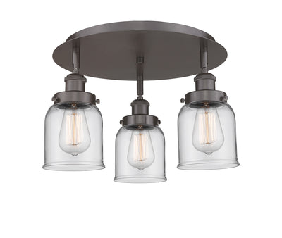 Cone 17-Inch 3-Light Semi-Flush Mount