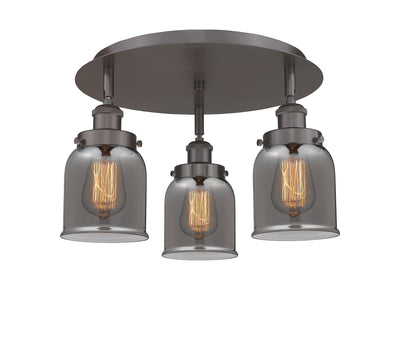 Cone 17-Inch 3-Light Semi-Flush Mount