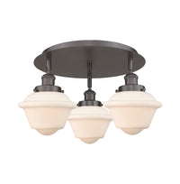 Ballston Semi-Flush Mount Satin Nickel