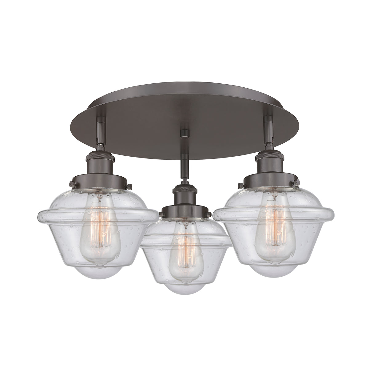 Oxford 19-Inch 3-Light Semi-Flush Mount