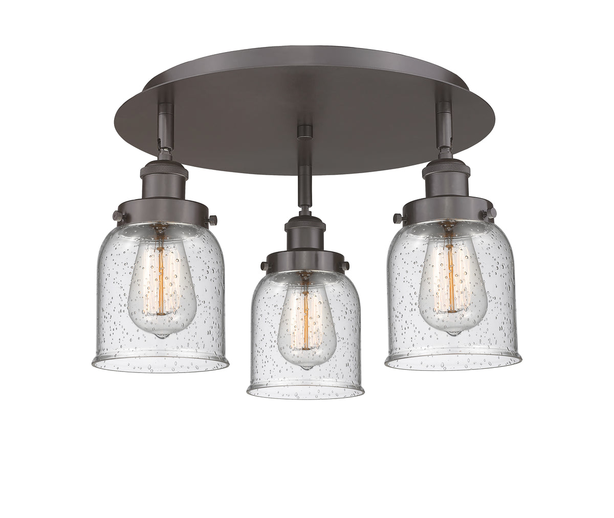 Cone 17-Inch 3-Light Semi-Flush Mount