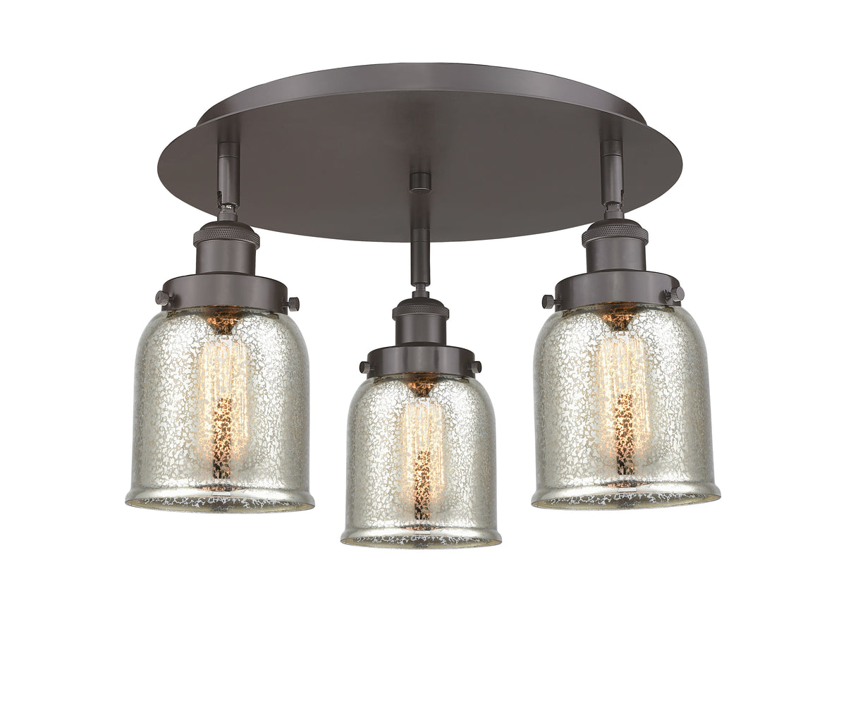 Cone 17-Inch 3-Light Semi-Flush Mount