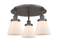 Ballston Semi-Flush Mount Satin Nickel Finish